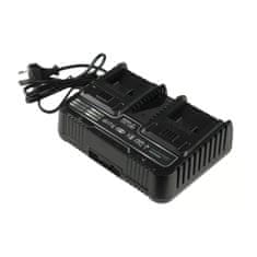 Dedra Sas+all PRO 220V dvojni polnilnik za akumulatorje 130W 18V SAS+ALL USB