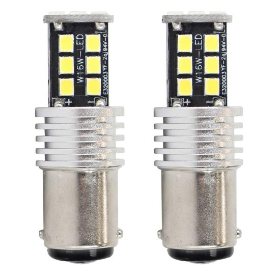 AMIO žarnice canbus 2835 15smd 1157 bay15d p21/5w bela 12v/24v