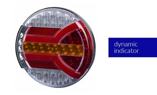 zadnja kombinirana svetilka (4 funkcije z dinamičnim indikatorjem) hor 94, navia