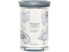 Yankee Candle Dišeča sveča Signature Tumbler v kozarcu velik Soft Blanket 567 g