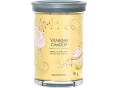 Yankee Candle Dišeča sveča Signature Tumbler v steklu velika Vanilla Cupcake 567 g