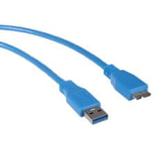 Maclean mctv-586 46436 kabel usb 3.0 am-microbm od vtičnice do vtičnice 0,5 m