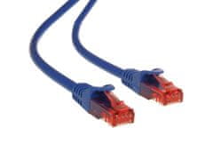 Maclean mctv-301 n 47262 patchcord utp cat6 plug-to-plug kabel 1m modra