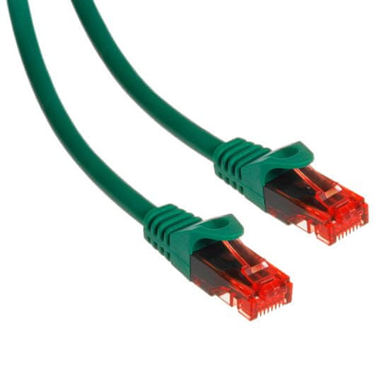 Maclean mctv-302 g 47275 patchcord utp cat6 plug-to-plug kabel 2m zelen