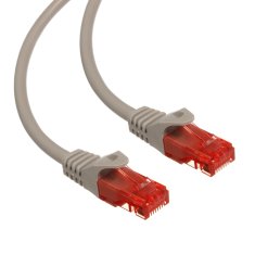 Maclean mctv-300 s 47257 patchcord utp cat6 kabel od vtiča do vtičnice 0,5 m siva