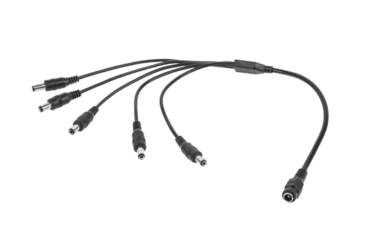 slomart kabel 1 x gn.dc 2,1/5,5-5x wtyk dc 2,1/5,5 lx3322