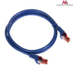 Maclean mctv-301 n 47262 patchcord utp cat6 plug-to-plug kabel 1m modra