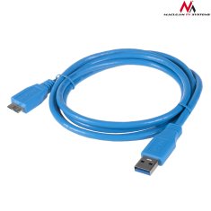 Maclean mctv-586 46436 kabel usb 3.0 am-microbm od vtičnice do vtičnice 0,5 m