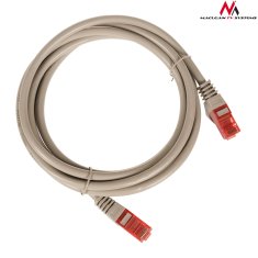 Maclean mctv-303 s 47277 patchcord utp cat6 plug-to-plug kabel 3m siva