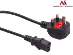 Maclean mctv-805 42159 napajalni kabel 3 pin 1m gb vtič