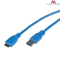 Maclean mctv-586 46436 kabel usb 3.0 am-microbm od vtičnice do vtičnice 0,5 m