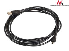 Maclean kabel micro usb 2.0 maclean, vtičnik, 3 m, mctv-746