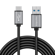 slomart USB kabel USB vtič 3.0v - vtič tipa c 5 gbps 1m kruger&amp;matz basic