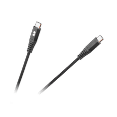 Rebel kabel usb tip c - usb tip c upornik 100 cm črn