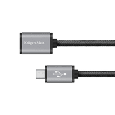 kabel usb - mikro usb vtičnica - vtič 1,0 m kruger&amp;matz