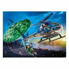 Playmobil Playset City Action Police helicopter: Parachute Chase Playmobil 70569 (19 pcs)