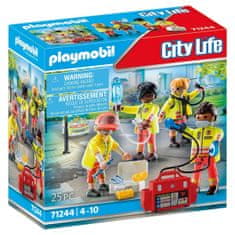 Playmobil Playset Playmobil 71244 City Life Rescue Team 25 Kosi