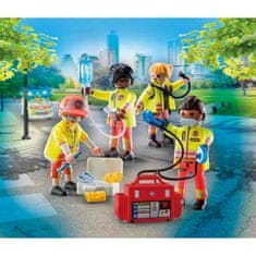 Playmobil Playset Playmobil 71244 City Life Rescue Team 25 Kosi