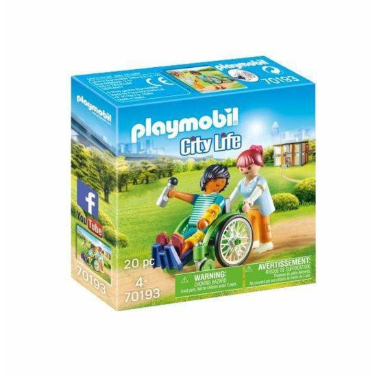 Playmobil Playset Playmobil City Life Patient in Wheelchair 20 Kosi