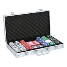 Set za poker Aktovka Aluminij 300 Kosi