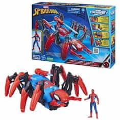 Igralni komplet Vozni park Spiderman Crawl N' Blast Spider 10 cm