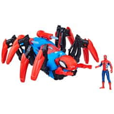 Igralni komplet Vozni park Spiderman Crawl N' Blast Spider 10 cm