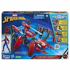 Igralni komplet Vozni park Spiderman Crawl N' Blast Spider 10 cm