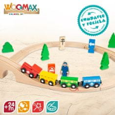 Igralni komplet Vozni park Woomax 40 Kosi 2 kosov 29 x 4 x 3 cm