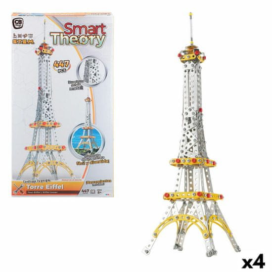 Colorbaby Kocke Colorbaby Tour Eiffel 447 Kosi (4 kosov)