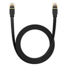 BASEUS Baseus Cat 7 UTP Ethernet RJ45 Cable Flat 5 m črna