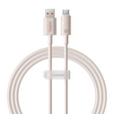 BASEUS Kabel za hitro polnjenje Baseus USB na USB-C Habitat Series 1m 100W (roza)