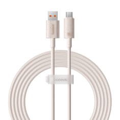 BASEUS Kabel za hitro polnjenje Baseus USB na USB-C Habitat Series 2m 100W (roza)