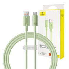 BASEUS Kabel za hitro polnjenje Baseus USB na USB-C Habitat Series 1m 100W (zelen)