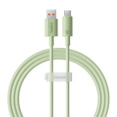 BASEUS Kabel za hitro polnjenje Baseus USB na USB-C Habitat Series 1m 100W (zelen)