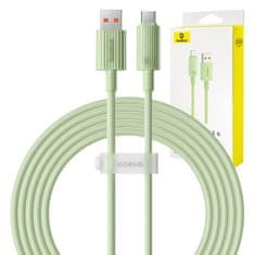 BASEUS Kabel za hitro polnjenje Baseus USB na USB-C Habitat Series 2m 100W (zelen)