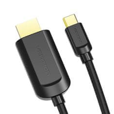 Vention kabel usb-c do hdmi, cgubg, 1,5 m (črn)