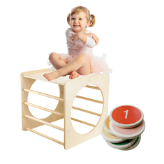 Tuktuk Montessori set - Montessori kocka in balansirni kamni 6 kosov