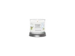 Yankee Candle Dišeča sveča Signature Tumbler v steklu majhen Clean Cotton 122 g