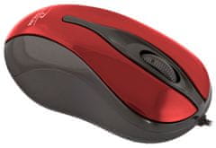 Titanum tm103r žična 3d optična miška usb hornet red titanum