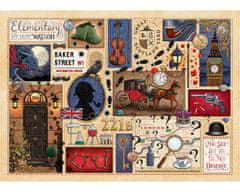 Gibsons Puzzle Book Club: Sherlock Holmes 1000 kosov