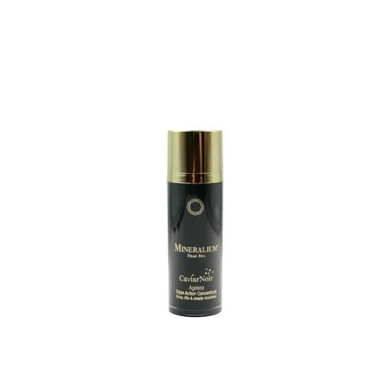 Mineralium Izdelki za osebno nego črna Mineralium Ageless Triple Action Koncentrat przeciwstarzeniowy z kawiorem 30 ml