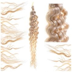 WOWO Afro-Lock Braids blond sintetični lasje - za pletenje, 60 cm