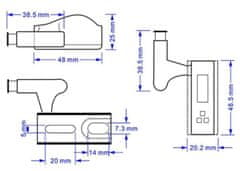 Verkgroup LED 3 SMD svetilka za omarice