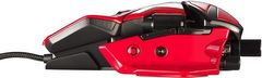 Mad Catz gaming optična miška R.A.T. 8+ ADV rdeča