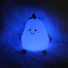 MG Lucky Pear RGB brezžična nočna svetilka, bela