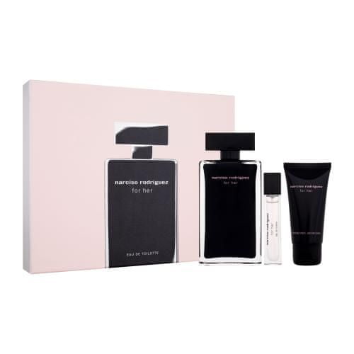 Narciso Rodriguez For Her Set toaletna voda 100 ml + losjon za telo 50 ml + toaletna voda 10 ml za ženske