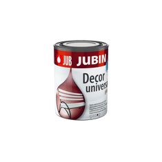 JUBIN Decor universal siv 7 sijajen 0,65 L pokrivna barva za les in kovino