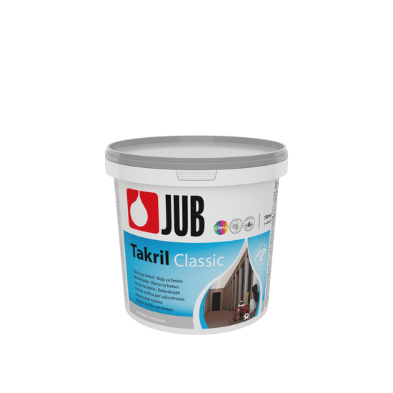 JUB TAKRIL Classic siv 2 0,75 L barva za zaščito betona