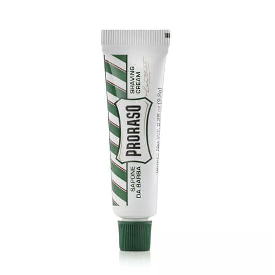 Proraso Potovalna osvežilna krema za britje Green Eucalyptus (Shaving Cream) 10 ml