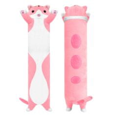 Aga4Kids Plišasti vzglavnik Cat Pink 90 cm